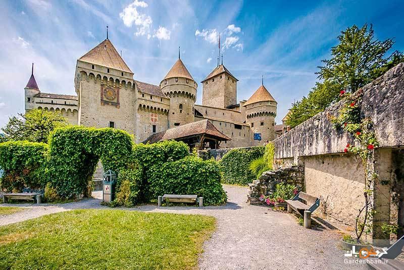 قلعه تاریخی شیون، قلعه ای رمانتیک در جزیره زیبای سوئیس
