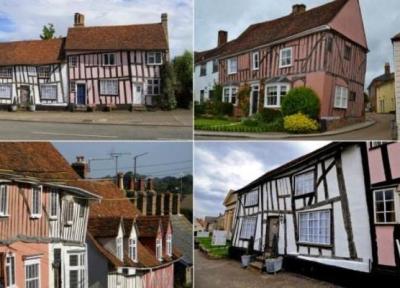 معماری عجیب خانه های لونهام، انگلستان